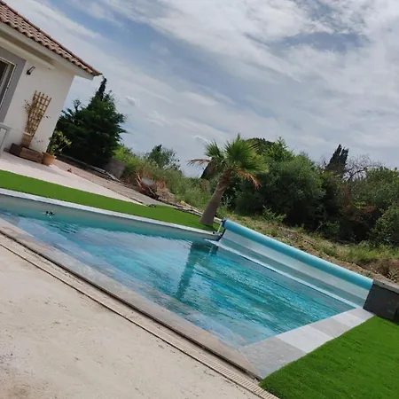 Les Cigales Pour 8 Personnes Max Avec Piscine Et A 20 Min De La * Nissan-lez-Enserune